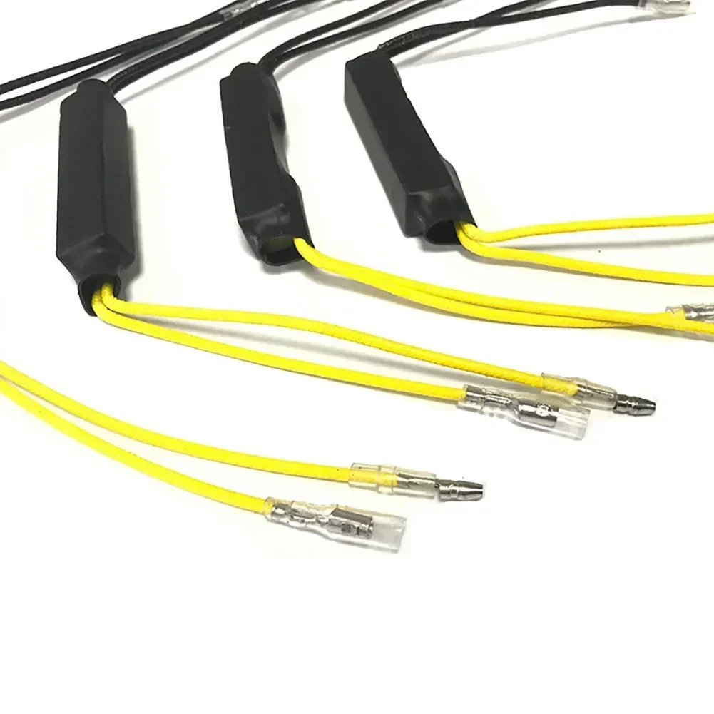 

2 шт., аксессуары для мотоциклов, преобразователь автомобильного света, светодиодный декодер указателя поворота, 21 Вт, лампа указателя поворота, резистор для декодирования неисправностей