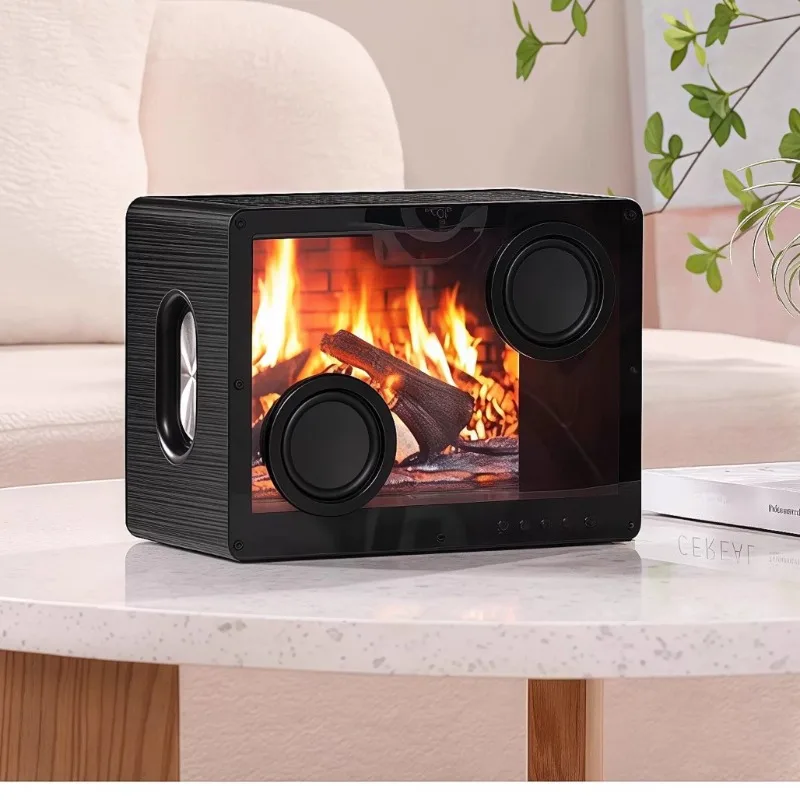 

Desktop floating lyrics audio bluetooth transparent subtitle speaker home living room audio gift