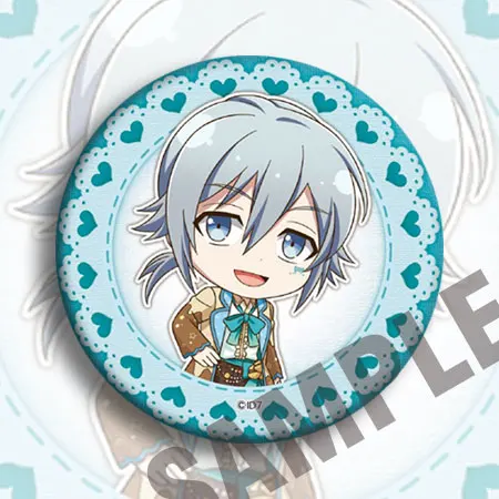 IDOLiSH7-Botones de iconos redondos, 58mm