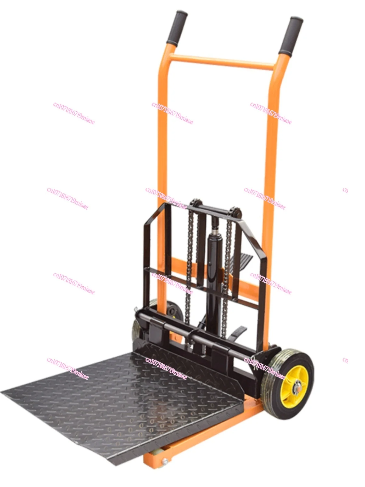 Manual Mini Forklift Hydraulic Truck Lifting Stacker Household Manual Small Forklift Hand Lift