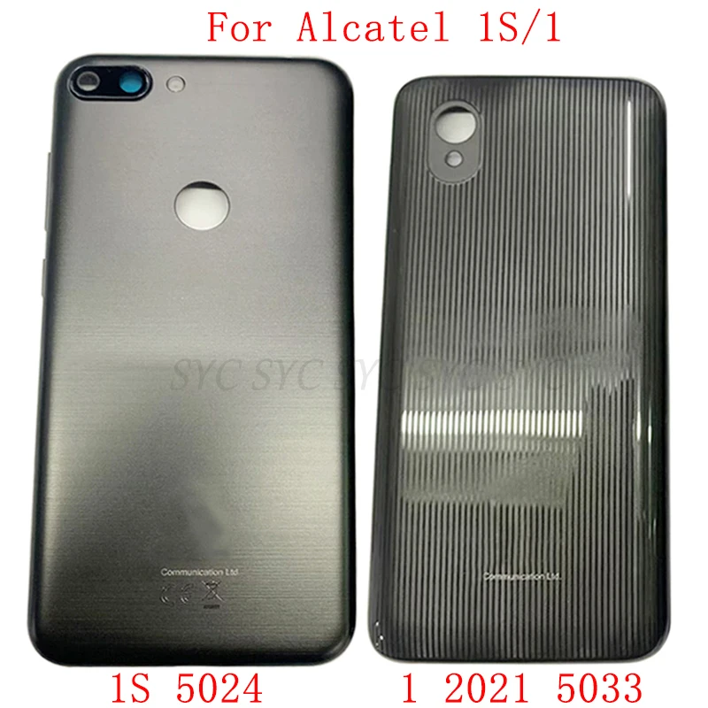 

Battery Cover Rear Door Case Housing For Alcatel 1S 5024 1 2021 5033 Back Cover with Logo Repair Parts