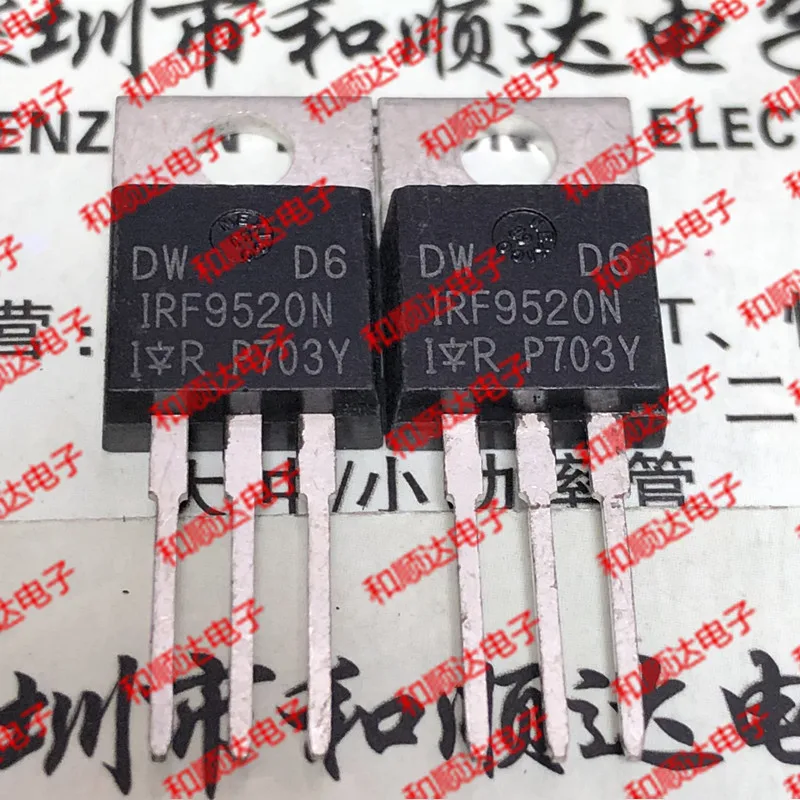 5PCS/Lot  IRF9520N   TO-220 -100V -6.8A