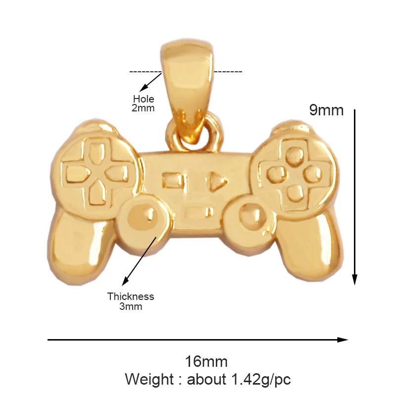 Cowboystiefel Sport Baseball Hantel Yoga Herren Zirkonia gepflasterter Stoff Charm Anhänger, 18K Gold Halskette Handwerk Schmuck Versorgung L99 – Detail 19