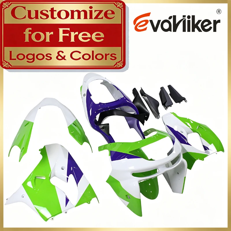 

ABS Fairing Kit ZX9R 1998 1999 For Kawasaki ZX-9R 98 99 green white Motorcycle Plastic Fairing Complete Shell Cover