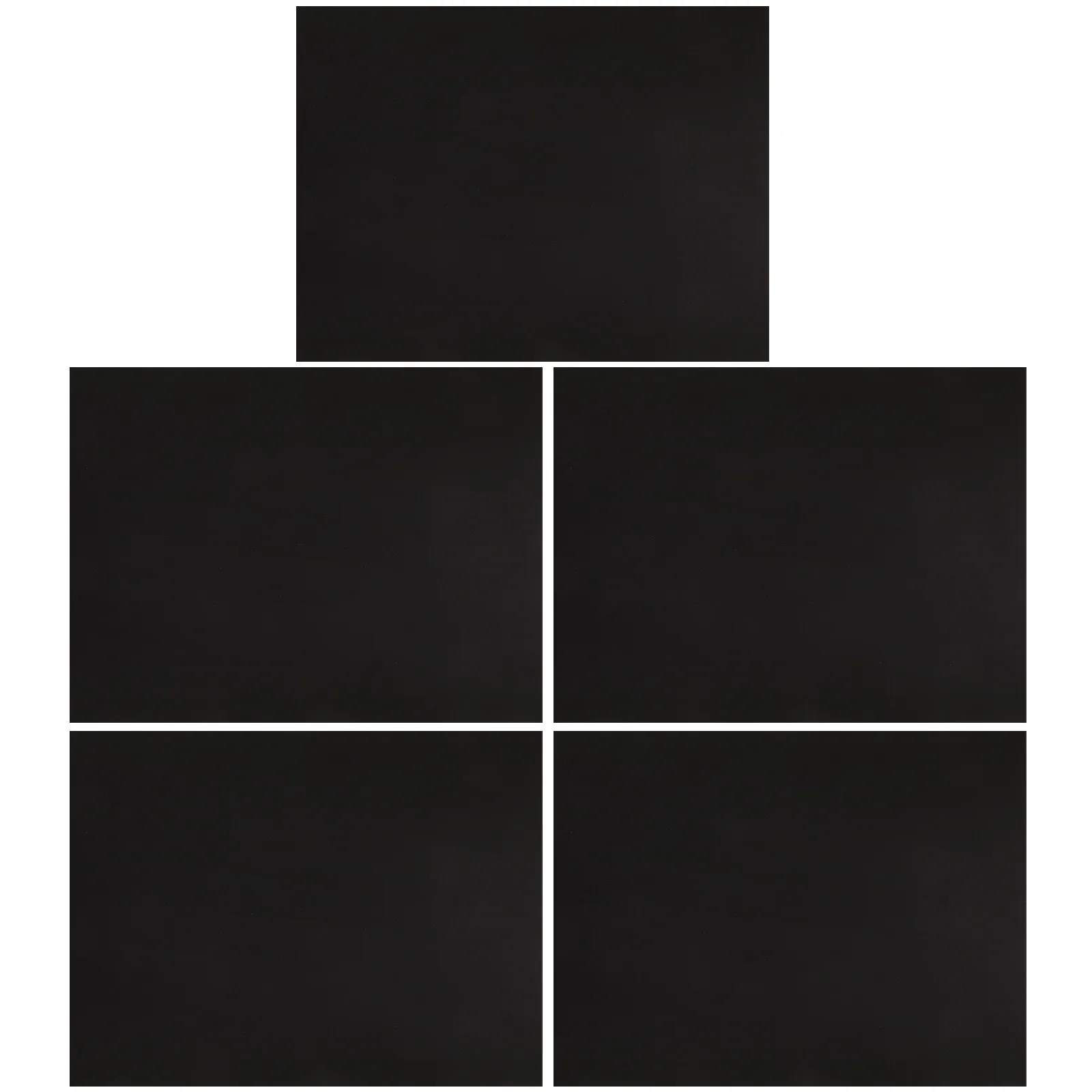 5Pcs Black Frosted Bag Bottom Shaper Pad A4 Size Sturdy Matte Plastic Liner for Handbag Tote Purse Base Support Organizer Travel