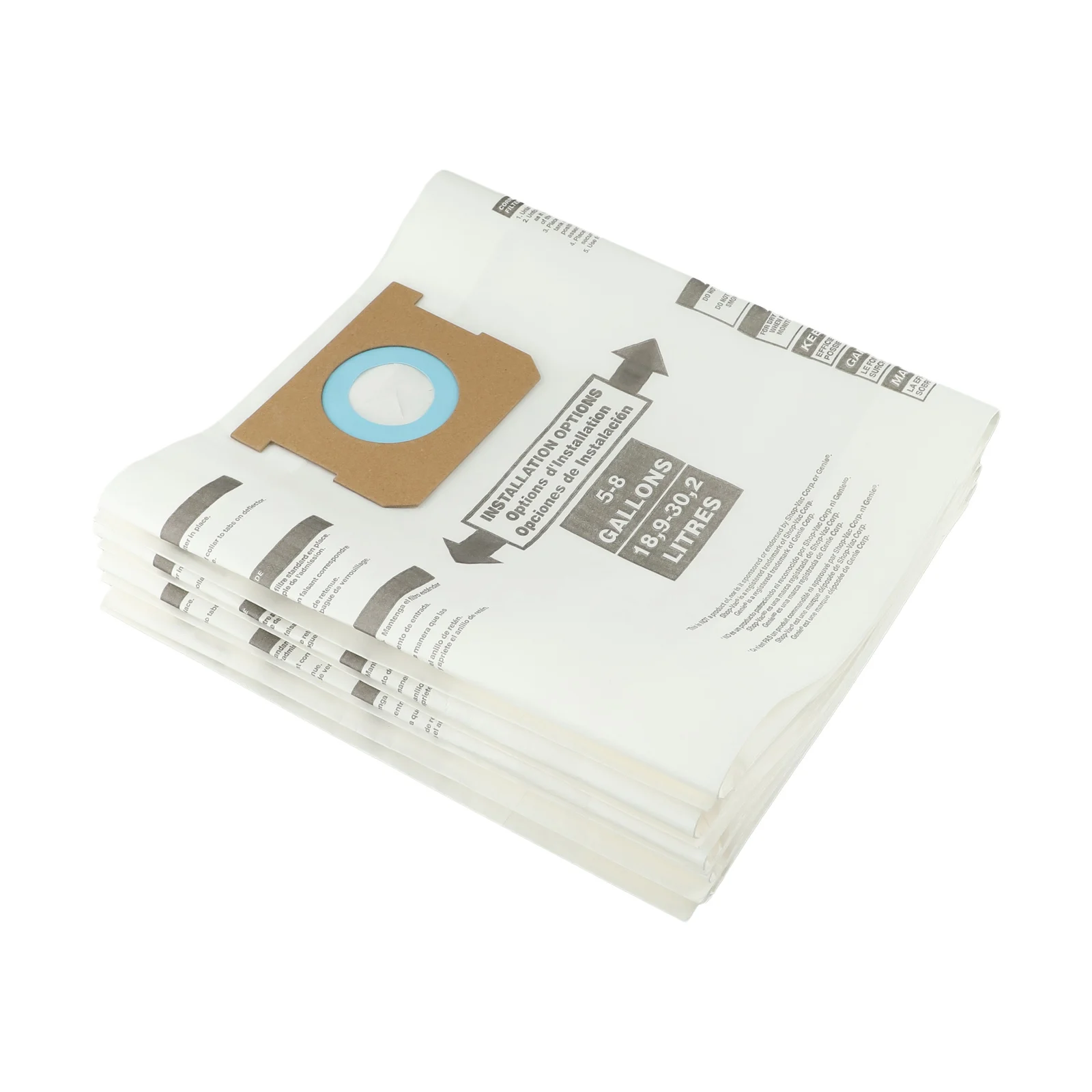 تنظيف داخلي 10 قطع 10 عبوات من أكياس المكنسة الكهربائية، حجم متوافق، ترشيح فعال، حزمة قيمة ممتازة #1