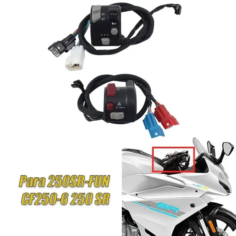 Motorcycle Accessories For CFMOTO 250SR-FUN CF250-6 250 SR L & R Handlebar Switch Assembly