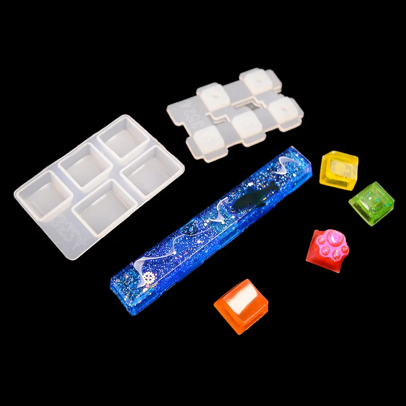 Epoxy Key Cap Mold Personalized Mechanical Keyboard Silicone Transparent Cute Cat Claw