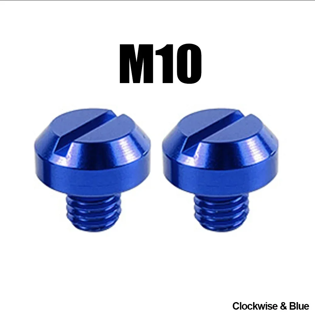 2PCS M8 M10 * 1,25 Motorrad Spiegel Loch Stecker Schraube Schrauben Für Yamaha Honda Kawasaki Suzuki BMW Aprilia Ducati universal