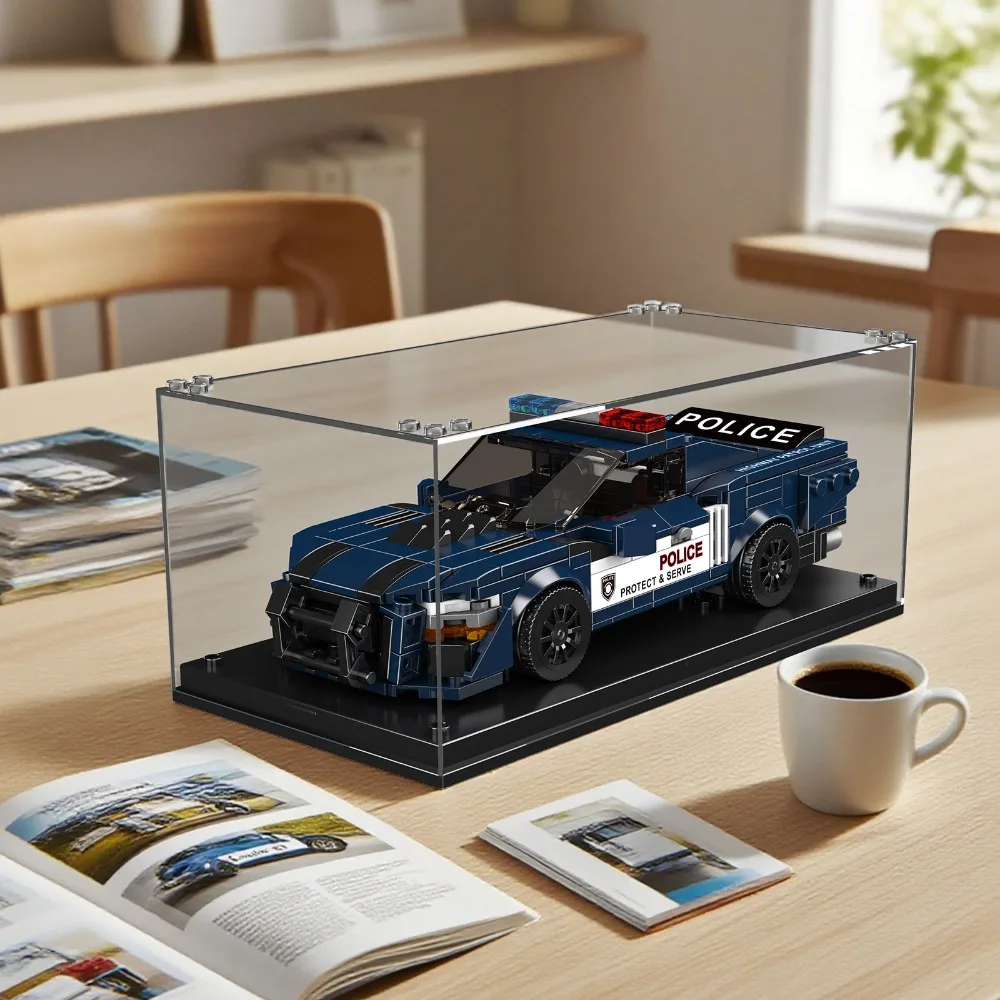 489 pièces moule roi ville voiture de Police technique course vitesse blocs de construction Racer véhicule de sport MOC modèle éducatif brique jouet