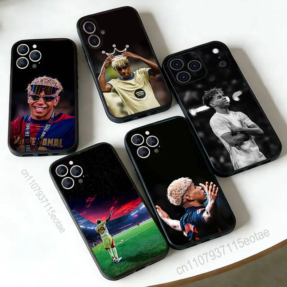 

Sport L-Lamine Y-Yamal STAR Phone Case Silicone Soft For IPhone 16,17,15,11,13,12,14,Mini,Pro,Max,Plus,Air,E Black