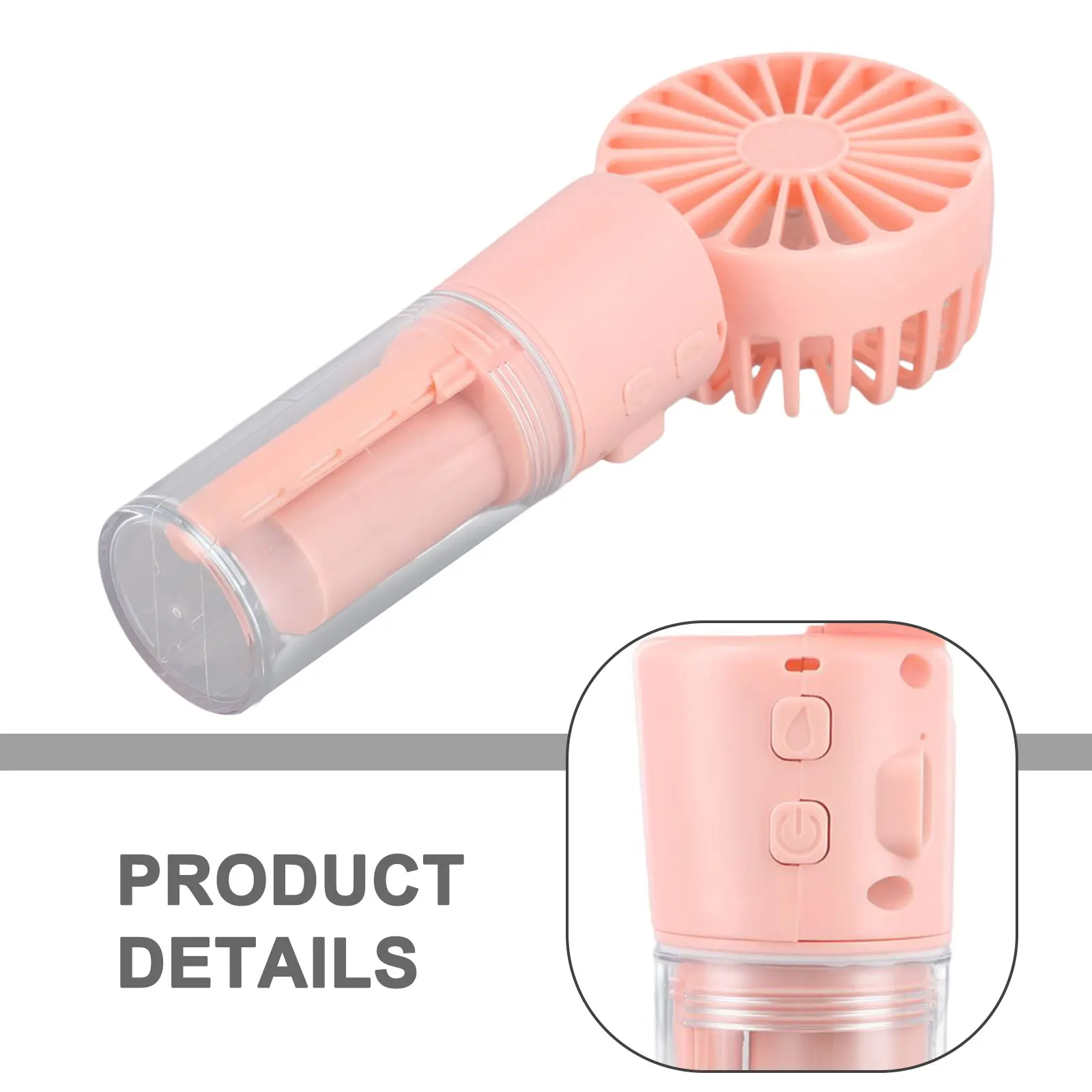 Cooling Intensity For Exercising Portable Handheld Fan 4 Speed Adjustable Fan Lightweight And Compact Multi-purpose Handheld Fan