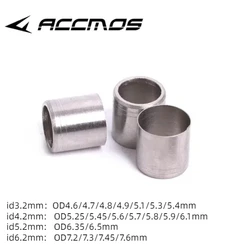 24/50pc Archery Stainless Steel Explosion-Proof Ring for ID3.2/4.2/5.2/6.2mm Arrow Shaft Arrow Collars Arrow Protecter Ring