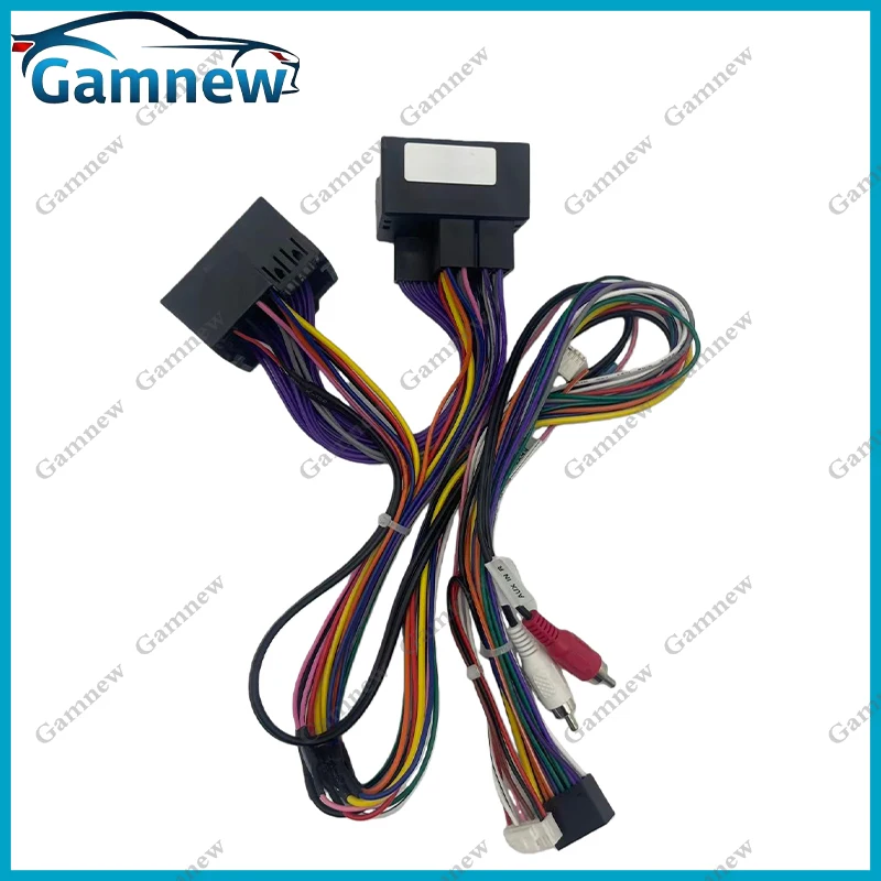 16Pin Car Stereo Wire Harness Adapter Canbus Box Decoder For Bmw X3 E83 2006-2010 Power Cable OD-BMW-03