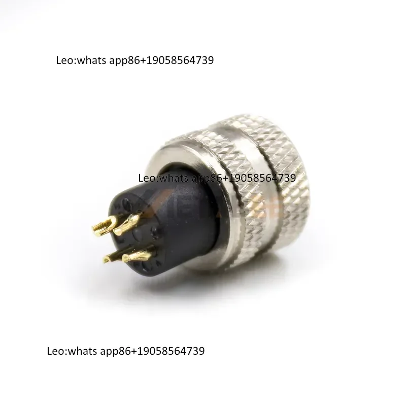 IP67 4 Pole M12 A-Coded Female Connector Straight Solder Cup Molded Sensor Plug for Industrial Automation view 5