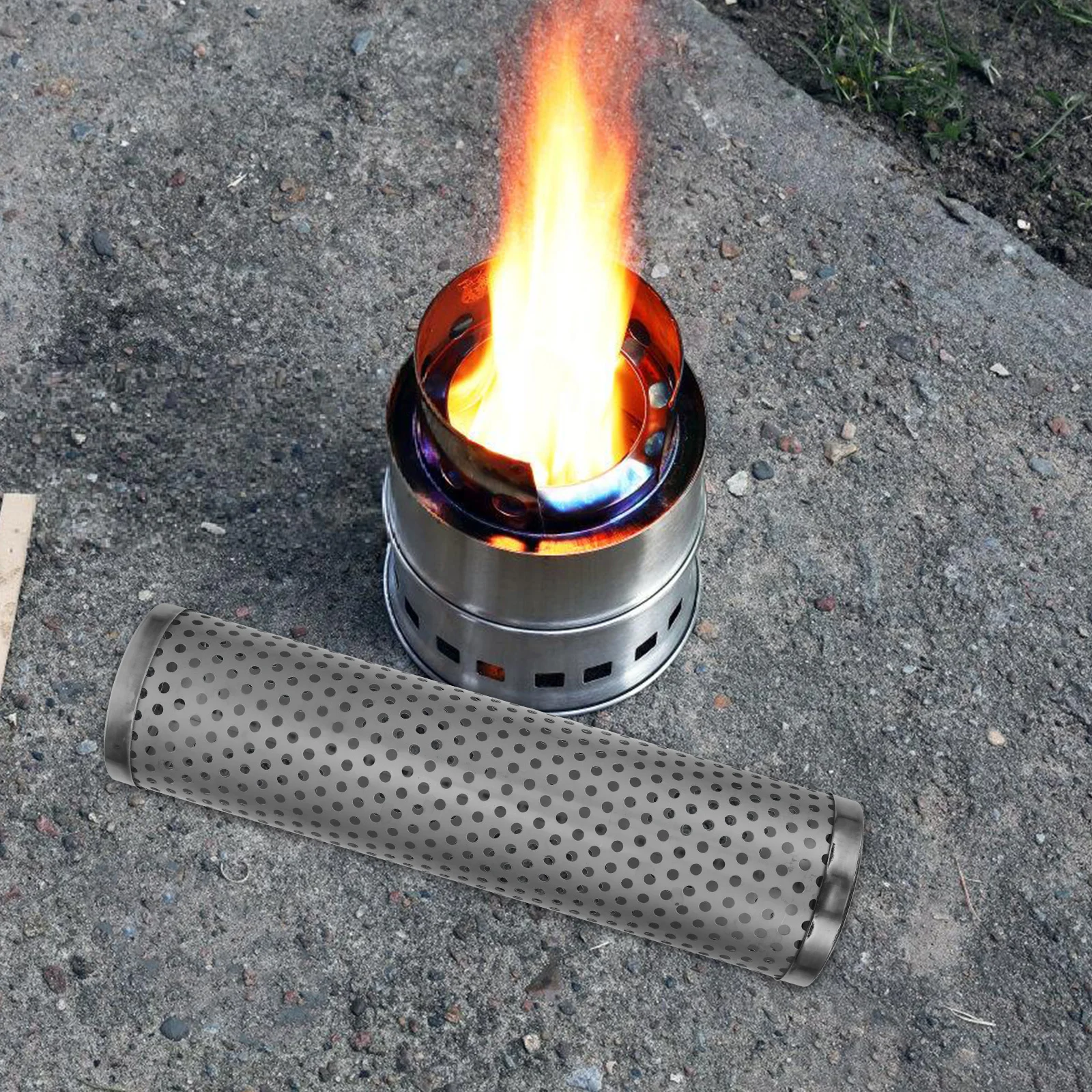 

Heat Resistant Stove Pipe Protection Guard for Outdoor Camping Fireplace Wood Stove Tent Chimney Pipe Insulation Safety Cover