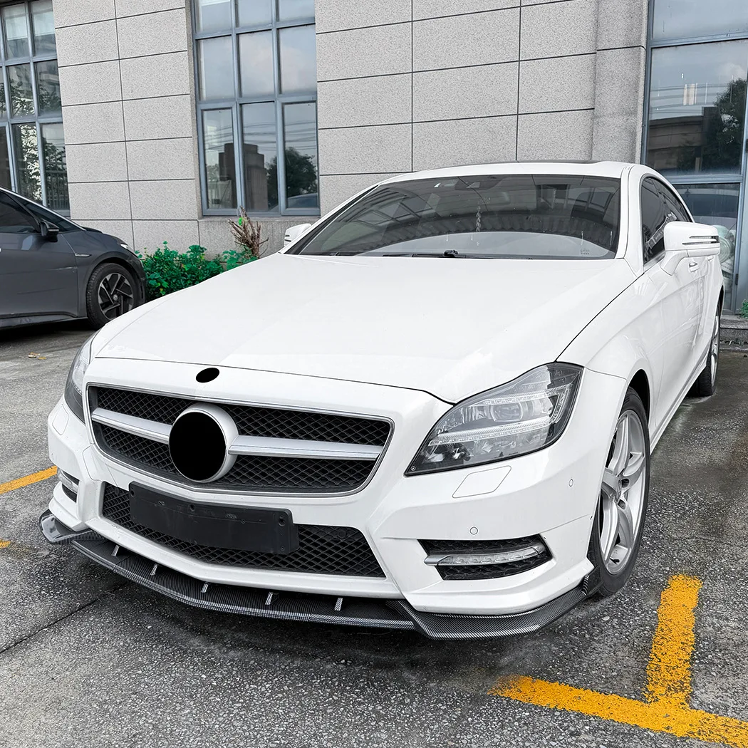 

For Mercedes CLS C218 Pre-Facelift 2011-2013 AMG Line Front Lip Splitter Spoiler