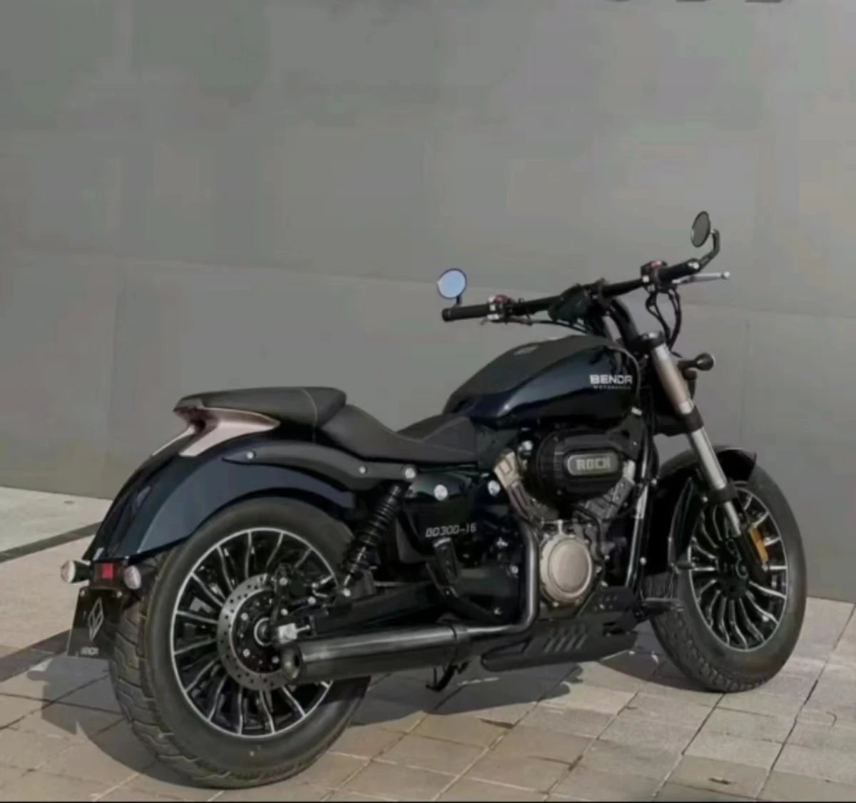 Pengganti Lemak untuk Harley 883 Haoya Ekor Lembut Dana Muat Kembali Setang T 2 Inci untuk Menyesuaikan Setang