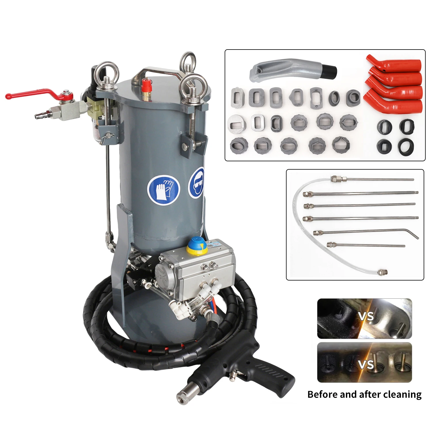 Automobile engine carbon deposit cleaning machine high pressure intake pipe valve decarbonization cleaning machine