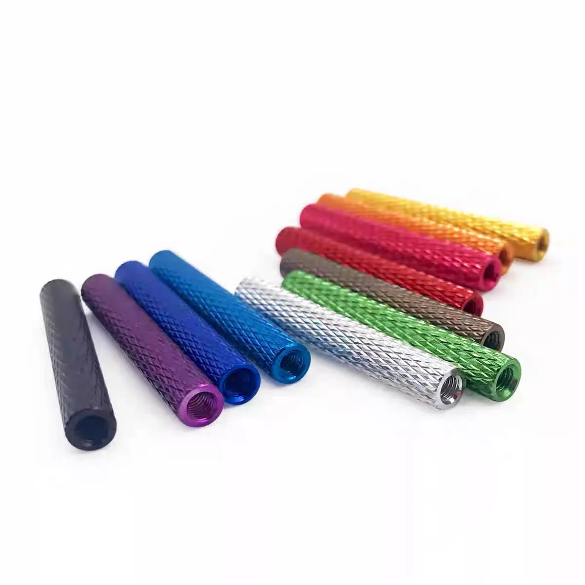 For FPV Drone Crossing Machine Mesh Aluminum Column M2M3 Aluminum Alloy Tie Rod I Type Anti-skid Aluminum Column