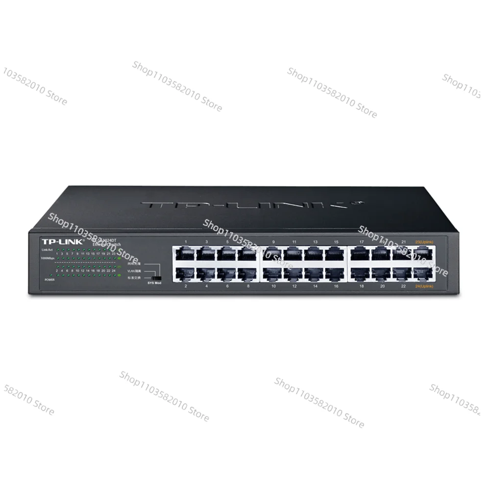 TP-LINK TL-SG1024DT T Series 24-port full Gigabit Non-network Management Switch With Ear Hooks