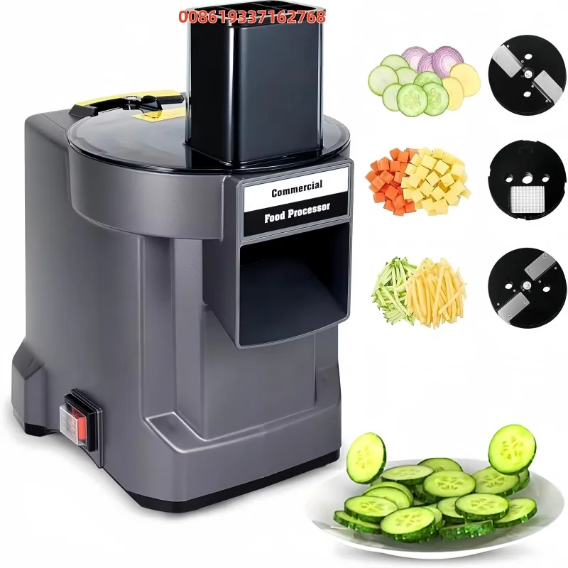 Commercial Food Processor 4 in 1 Multifunctional Electric Vegetable Dicer Slicer Shredder Auto Slicer Machine