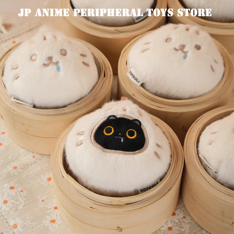 Originele Cat Afternoon Tea Series Knuffel Leuke mochi Pluche Pop Hanger Rugzak Decora Kerstverjaardagscadeaus voor kinderen