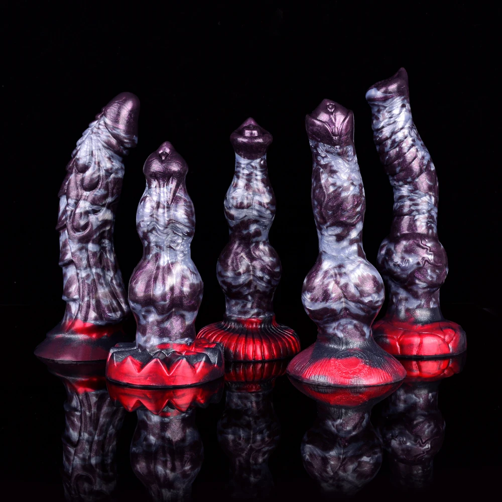 ELKKOST واقعية الحصان الشرج قضبان اصطناعية القضيب سيليكون G-بقعة محفز الشرج الجنس لعب الحيوان دسار للنساء الاستمناء