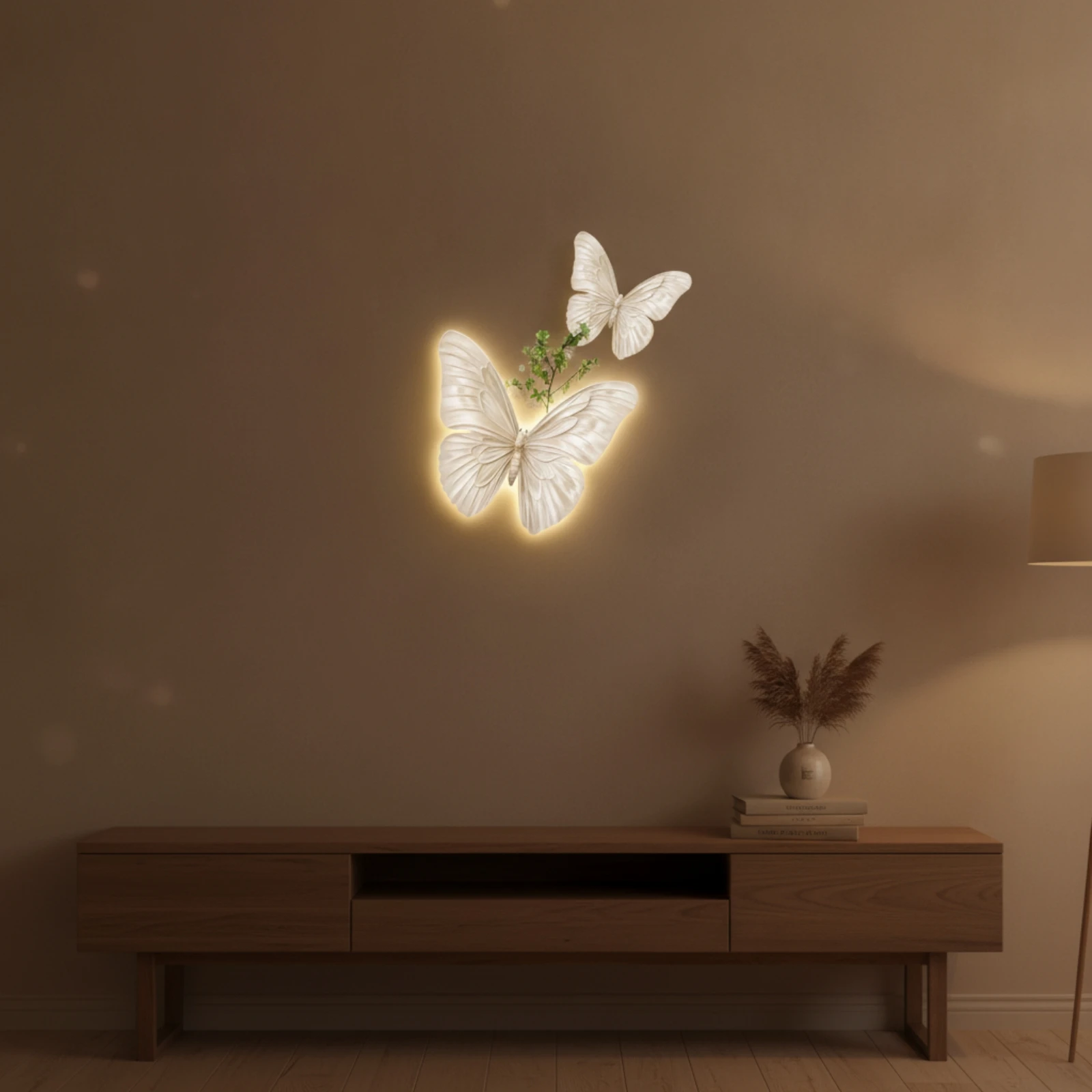 2-pezzi-di-arte-murale-led-con-luce-calda-farfalla-in-cristallo-e-porcellana-con-decorazione-di-piante-verdi-moderna-e-lucida