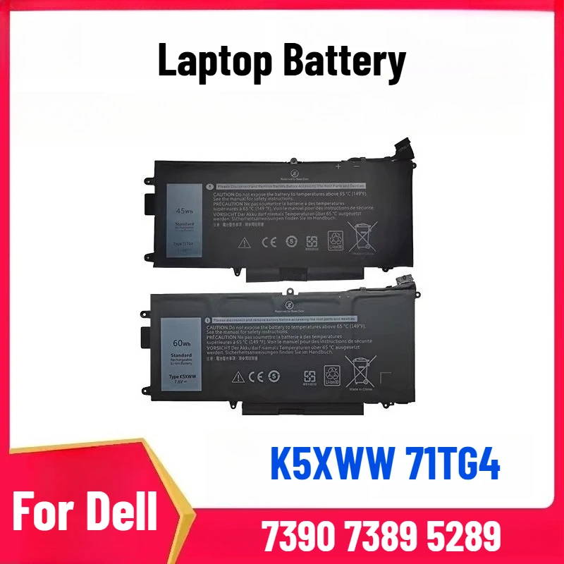 

Аккумулятор для ноутбука Dell Latitude 7390 7389 5289 2-в-1 K5XWW 71TG4