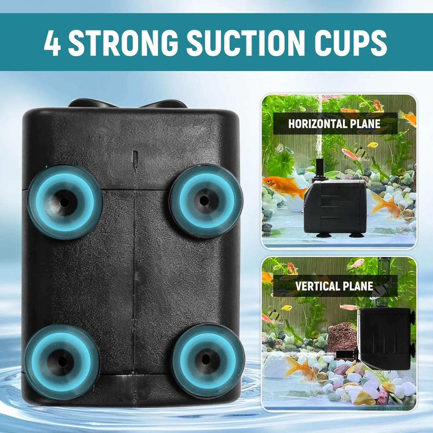 1 Stück AC 220V Tauchwasserpumpe (3W/5W/8W/10W) mit EU-Stecker – Geeignet für Aquarien, Brunnen, Fischteiche und Gartenwasser – Detail 4