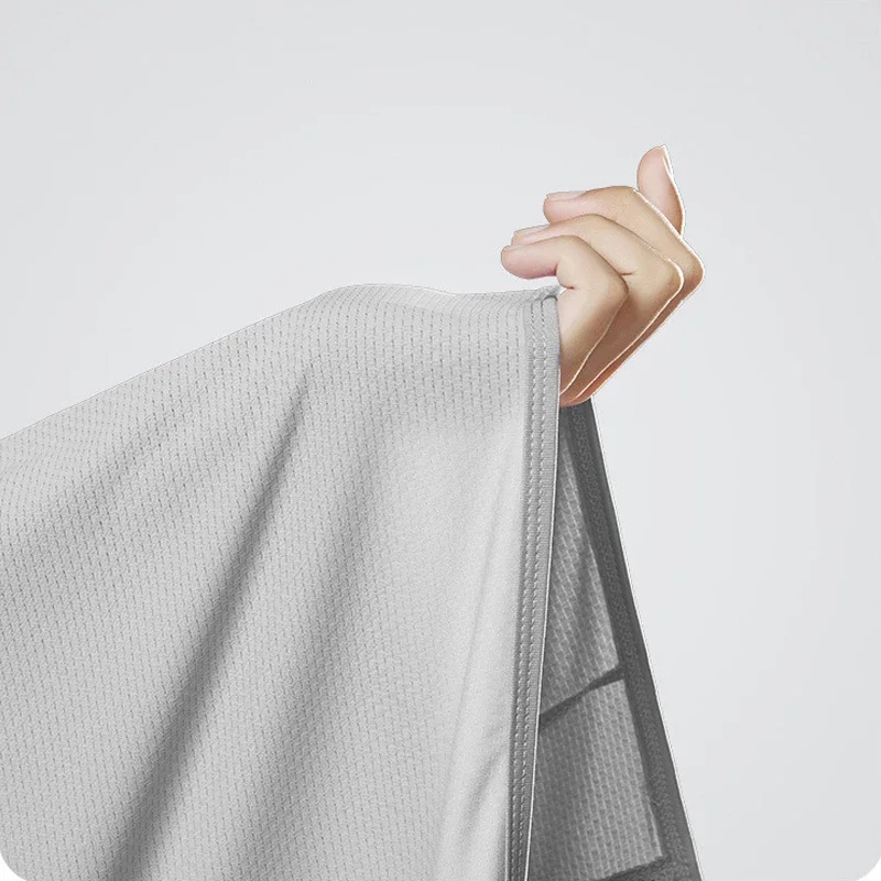 Sommer-Sonnenschutzkleidung, ultradünne, atmungsaktive Sonnenschutzkleidung für Damen, UV-beständig, große Größe, mit Kapuze, aus Eisseide