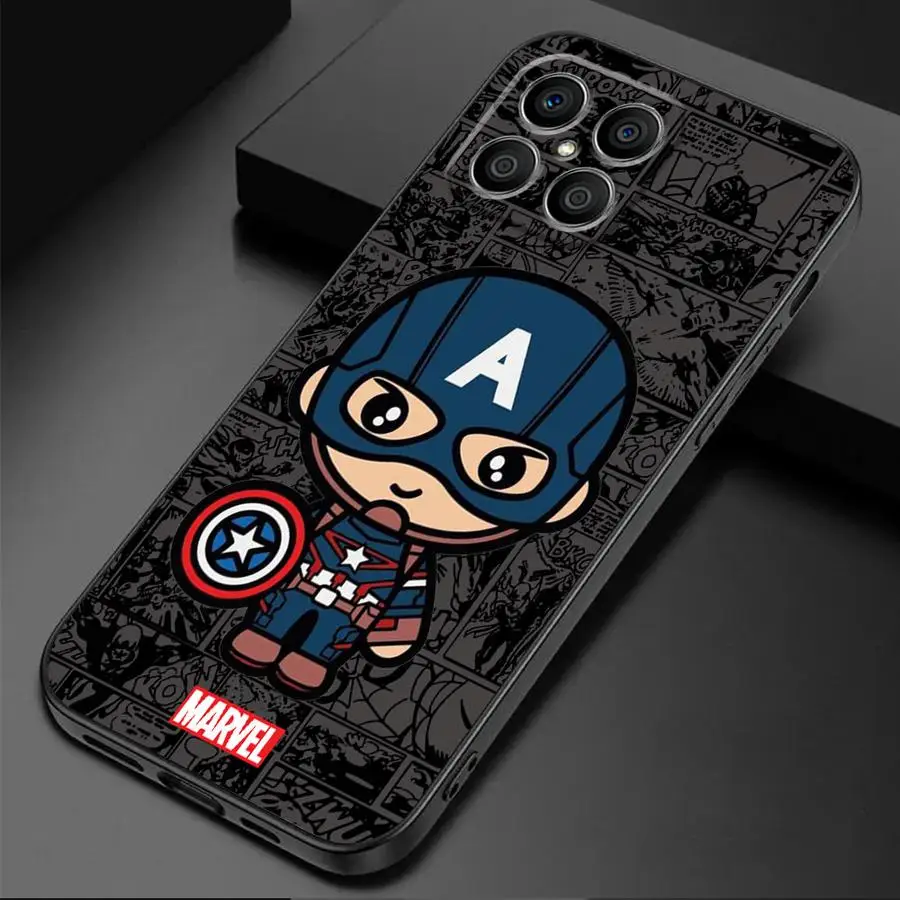 Marvel Groot Spiderman Phone Case for Honor X6 X8 8X Magic5 Lite X6a X8a X9a X7 70 90 Pro Magic5 Silicone Armor Capa