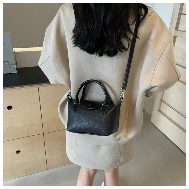 Solid Color Quality PU Crossbody Bag Stitched Pin Buckle Fashion Handbag 2024 Hot Sale Bags for Women