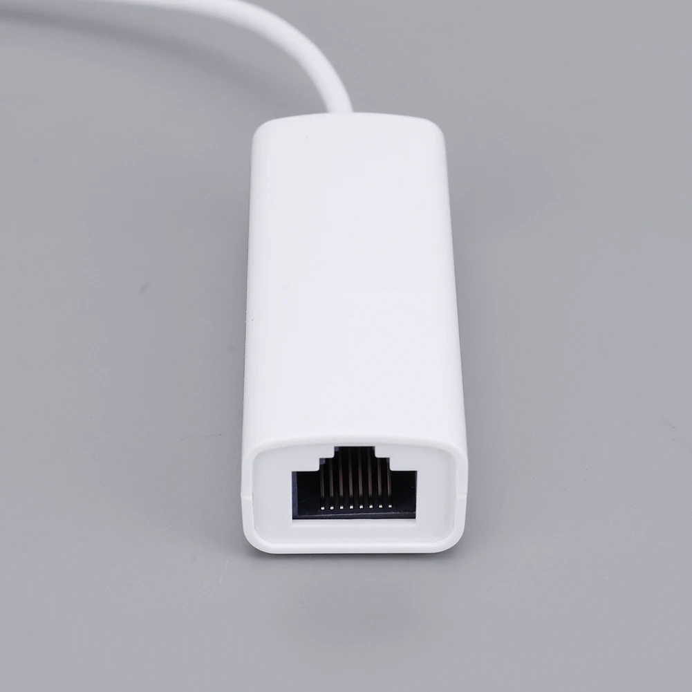 USB Ethernet Adapter 100Mbps Wired LAN Adapter Support Windows XP/7/Vista Linux Anti-interference for Nintendo Switch Laptop PC