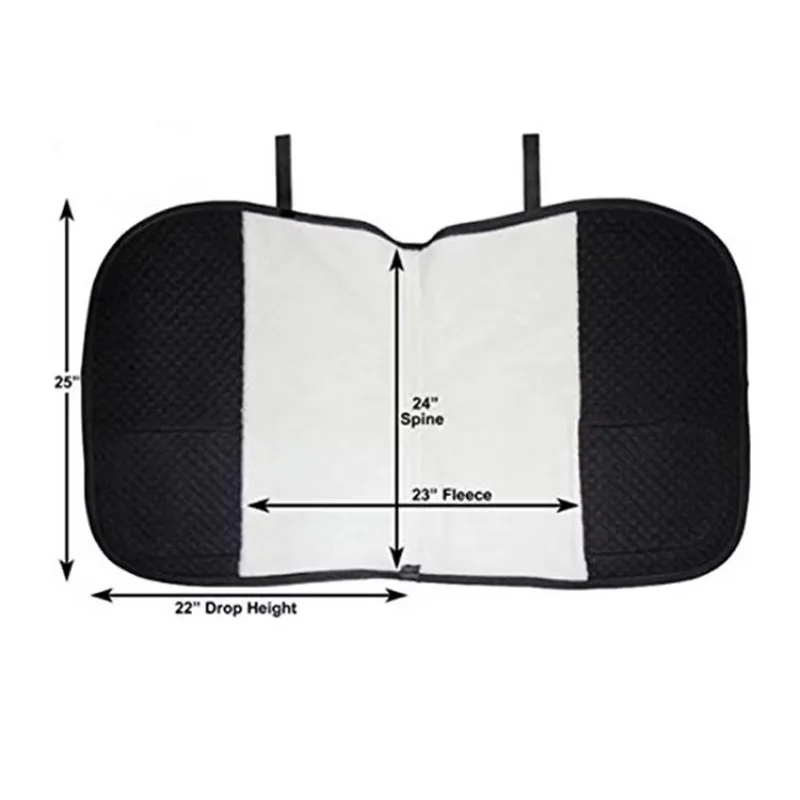 Comfortable Sheepskin Horse Saddle Pads Equipments Horse Endurance Set Fabric Horse Matching Saddle Pad Set