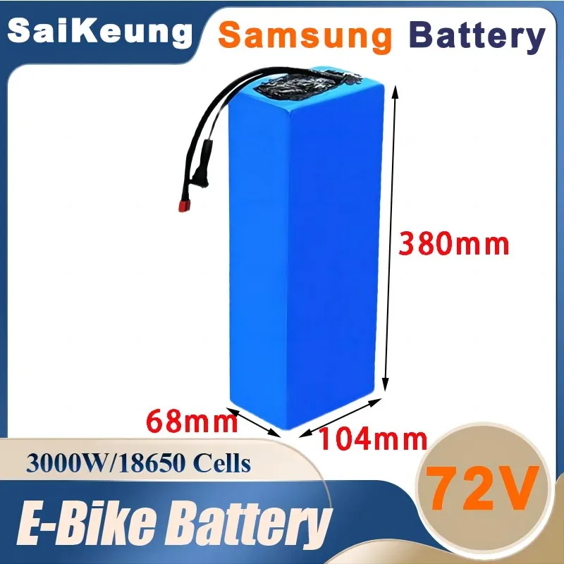 72V Battery 40ah Battery 3000W High Power 84V Batterij Elektrische Fiets Motor Elektri scooter Ebike 30ah 35ah 50 60ah Akku Accu