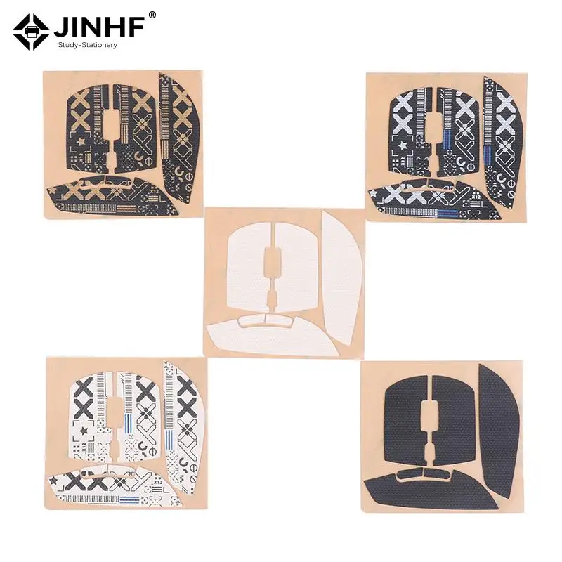 1pc Mouse Grip Tape Skate Handmade Sticker Colored Non Slip Wear-resistant Suck Sweat Protector Sticker For AJazz AJ199 Mouse