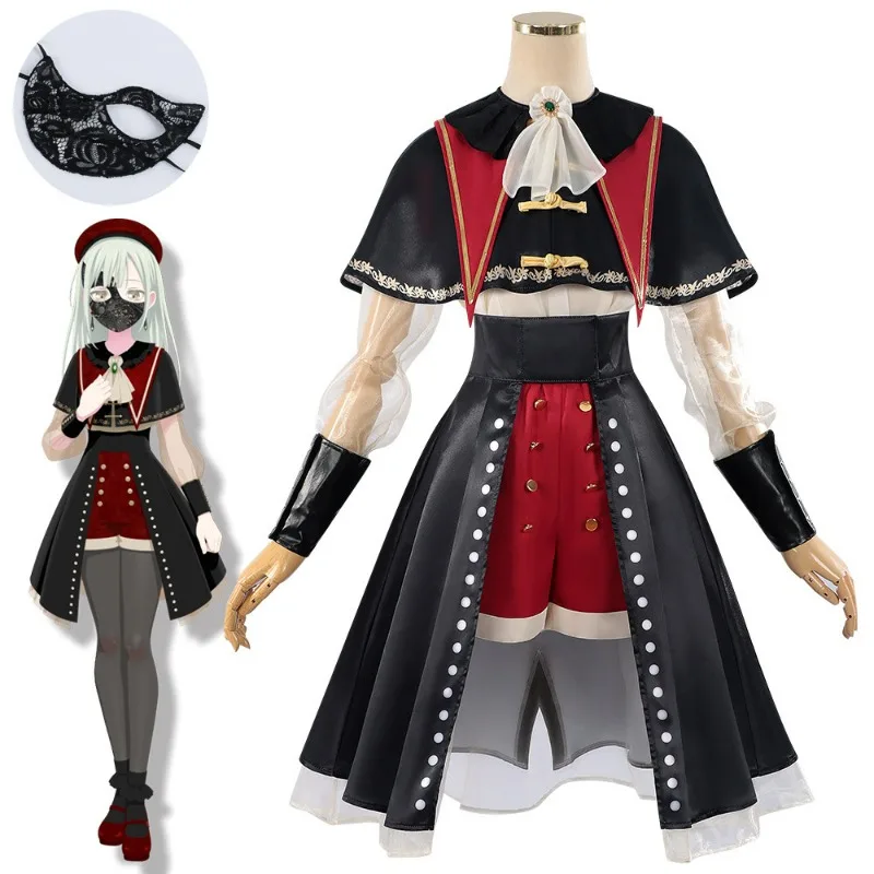 Bang Dream Umiri Yahata Misumi Hatsune Wakaba Mutsumi Sakiko Togawa Doloris Mortis Timoris Amoris Cosplay Costume for Halloween