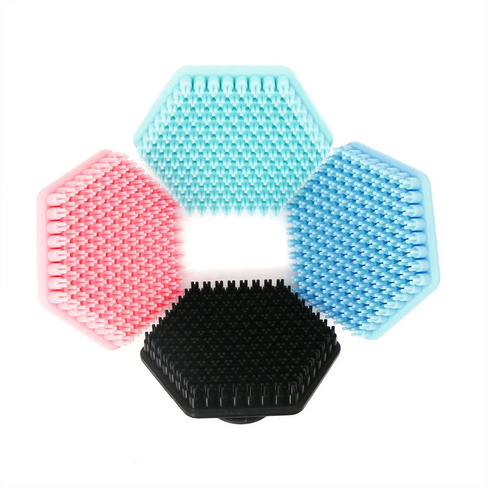 Facial Cleaning Brush Scrubber Silicone Miniature Face Deep Clean Shave Massage Face Scrub Brush Face Cleaner