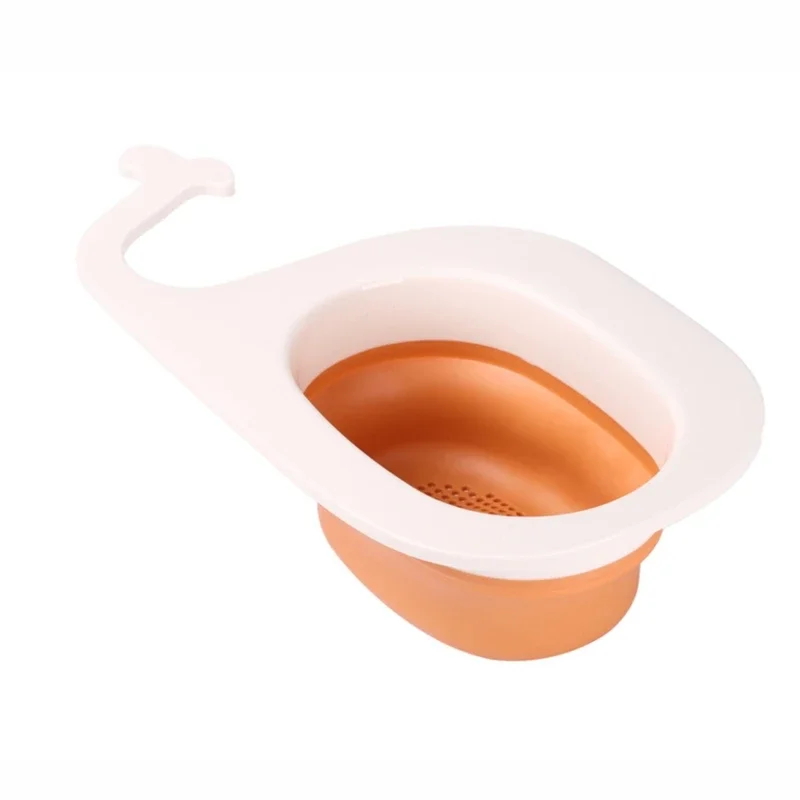 Sink Garbage Storage Basket Kitchen Vegetable Drain Rack Easy to Install