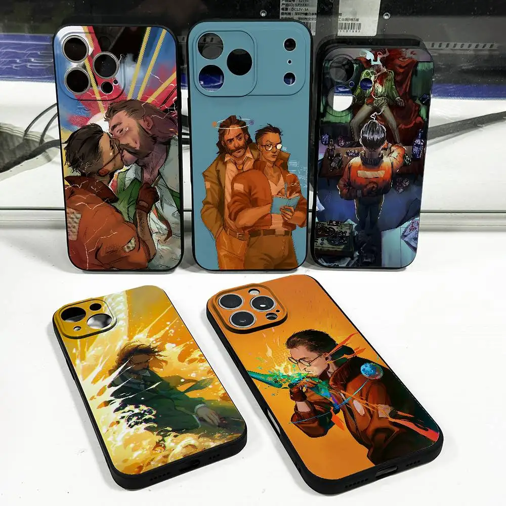 

D-Disco E-Elysium Phone Case For iPhone 14,16,12,13,15,11,17,Pro,Max,Plus,E,Air,Mini Soft Cover