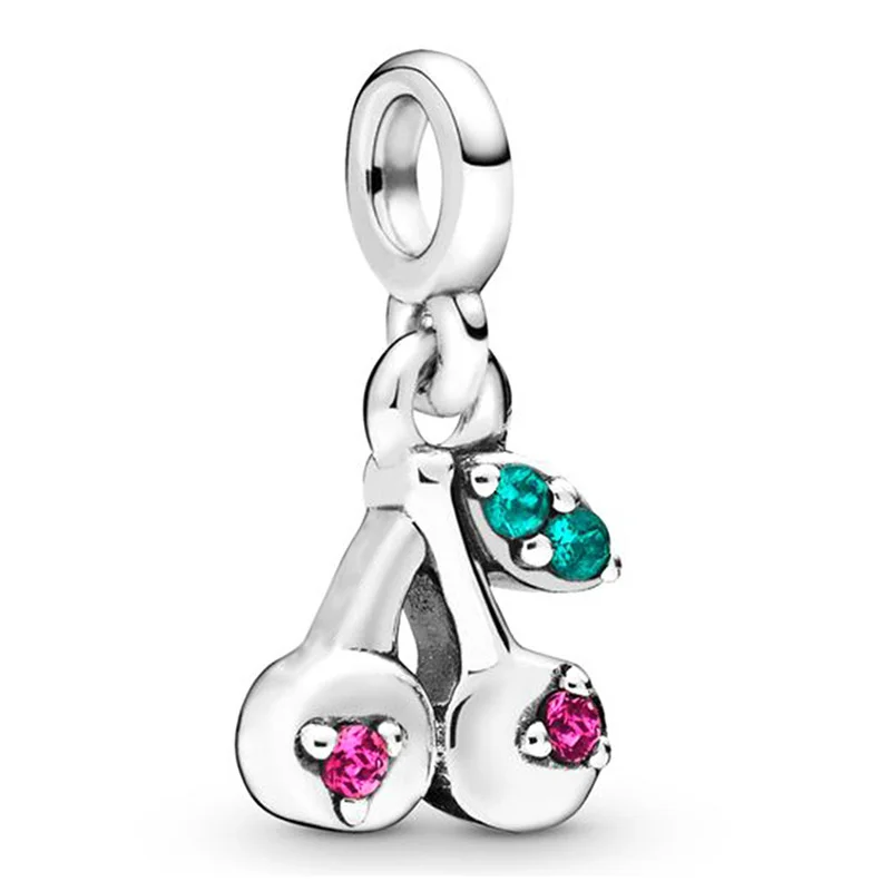 

Women's Silver Plated Colorful Charm Beads Bracelet And Necklace Set DIY Jewelry Accessories Dropshipping