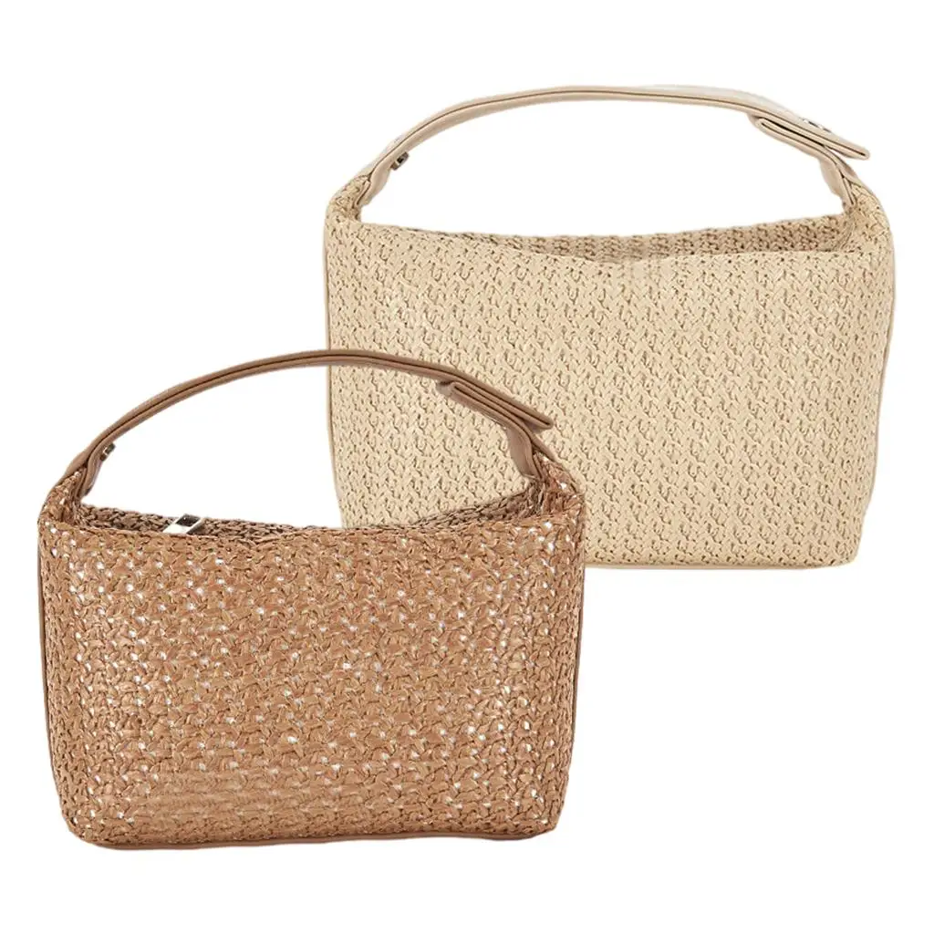 Women Fashion Cosmetic Bag Toiletry Storage Basket Party Handbag Zip Pouch