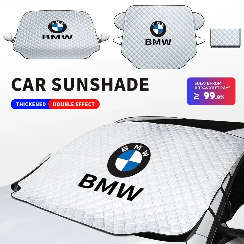 Car Windshield Sunshades Extra Thick Snow Ice Cover Protection For BMW M E81 E82 E88 E90 E91 E92 E93 F30 E60 E61 GT F10 F11