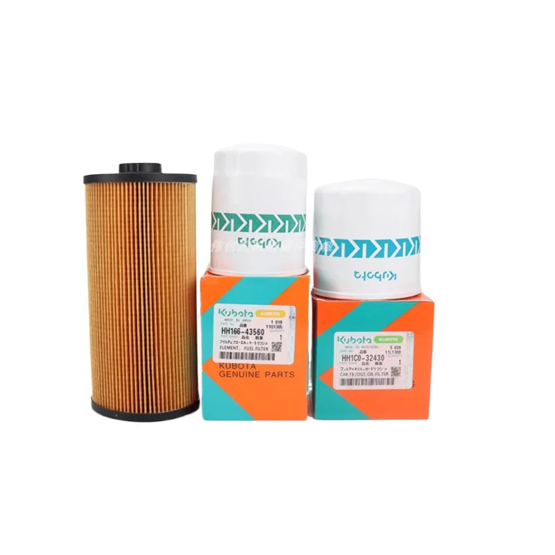 

For Xcmg Xe75d 75da Kubota Engine Diesel Oil Air Filter Excavator Accessories