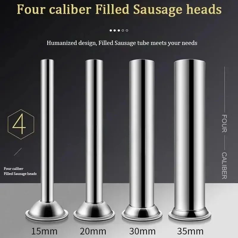 ماكينة حشو اللحوم لحشو السجق محلية الصنع لصنع أدوات مطبخ السجق صانع حقنة السجق