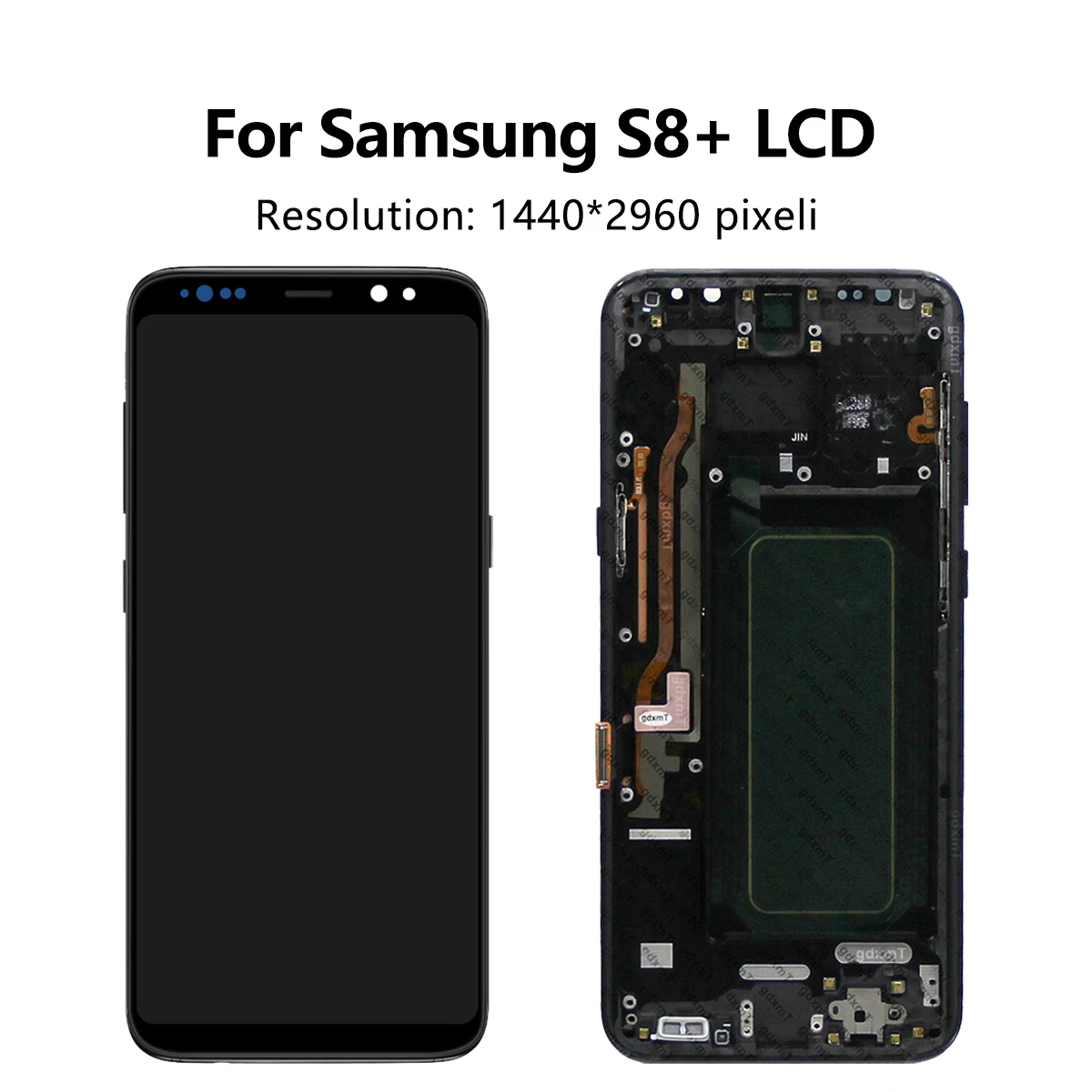 AMOLED S8 Plus Screen Replacement For Samsung S8+ LCD Display G955W G955A G955 G955N G955F Touch Digitizer With Frame