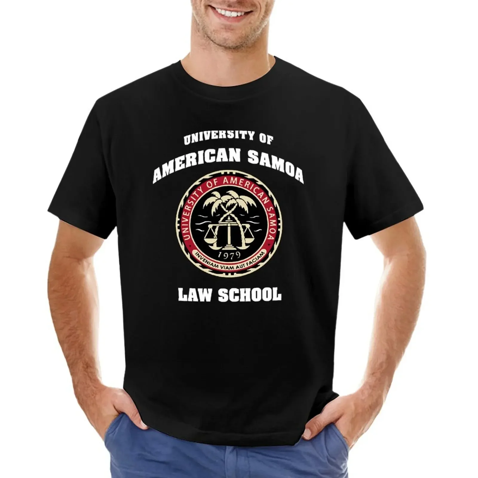 University of american samoa law school T-shirt sublime plus sizes customs mens graphic t-shirts anime