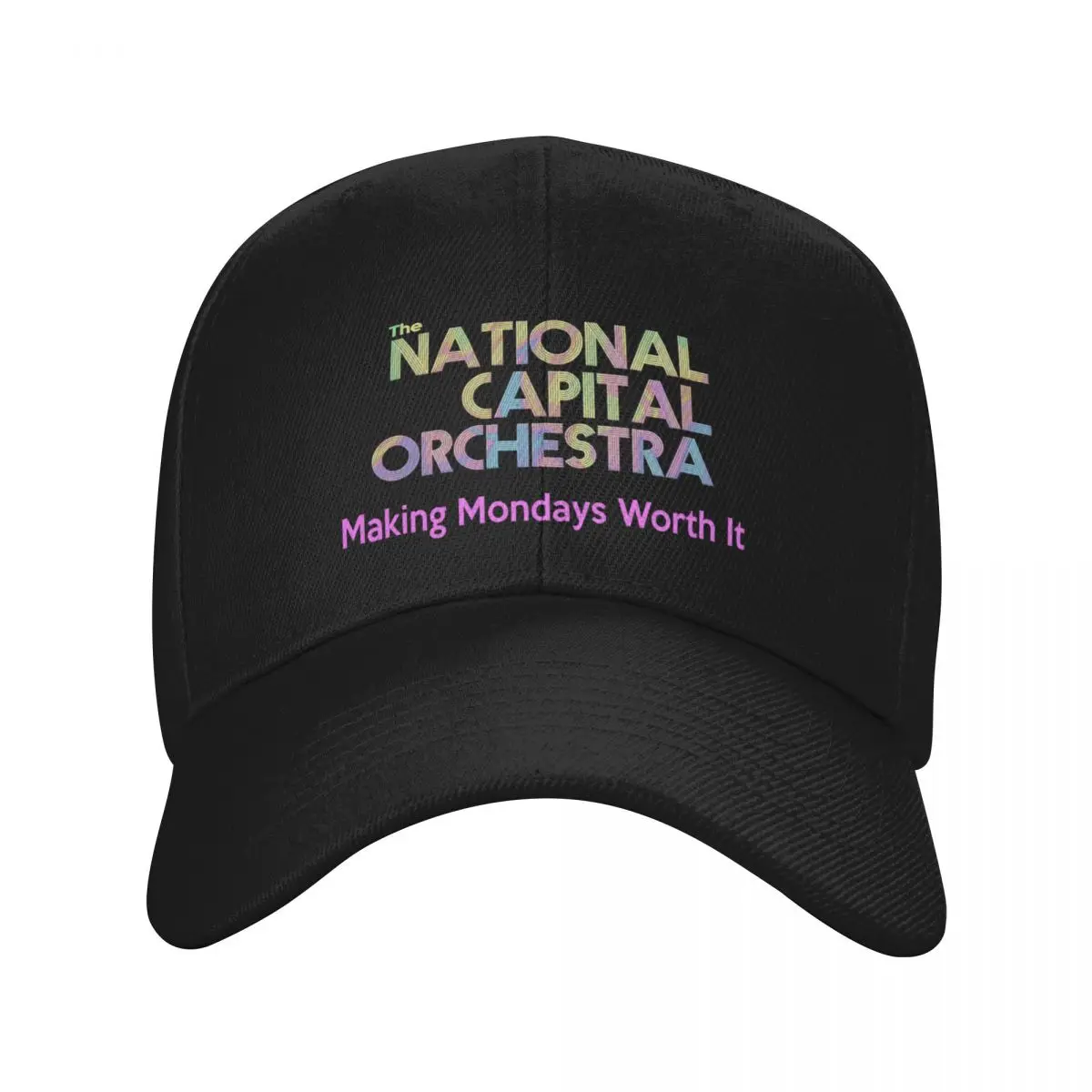 National Capital Orchestra NCO 2023 Making Mondays Worth ItLogo Baseball Cap Hat Man Luxury Anime Hat birthday Caps Male Women's